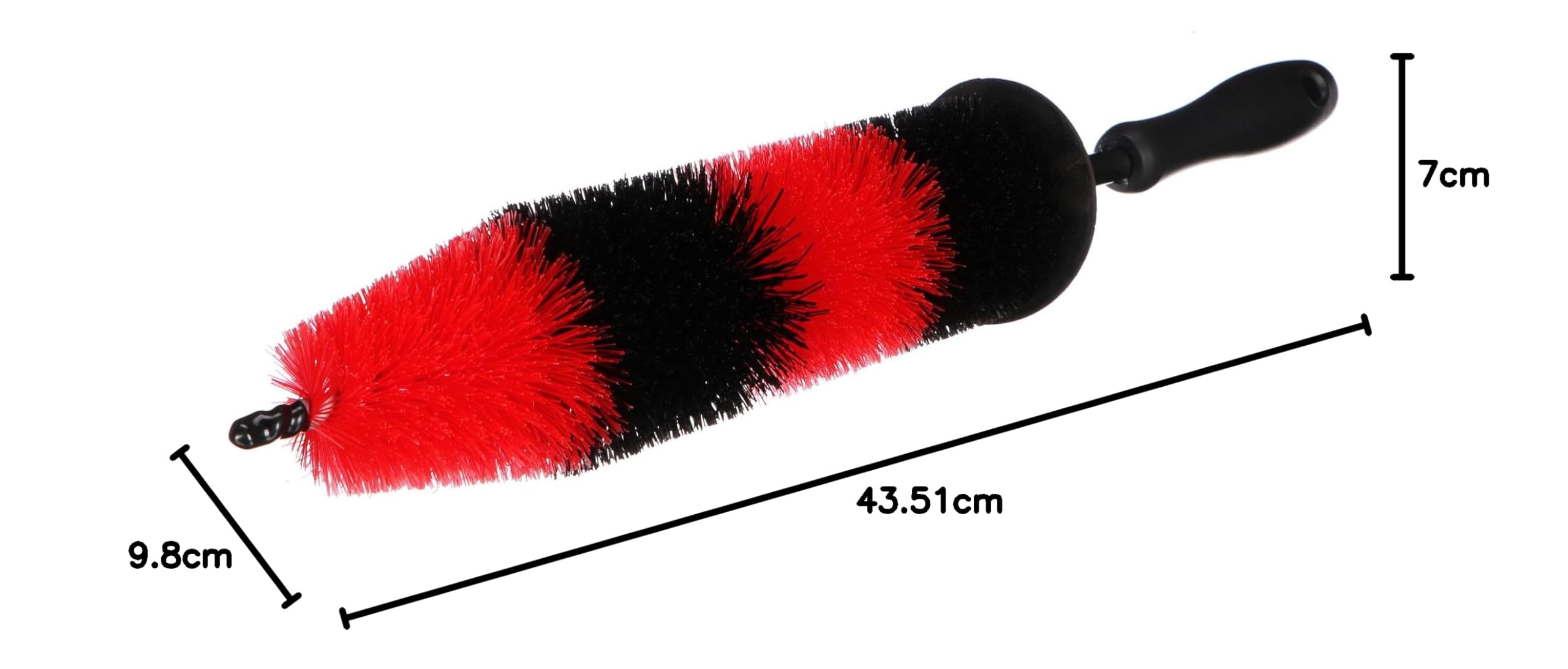 CAR DETAILING TIRE BRUSH S | Szczotka do czyszczenia felg samochodowych | średnica 7 cm