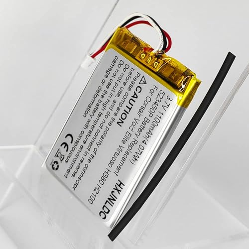 Miniatura 6 de DC 3.7V 523450P 1100mah Reemplazo de batería para Corsair Void Elite RGB Corsair Virtuoso RGB Corsair HS80 Corsair Void Corsair Void Pro Corsair