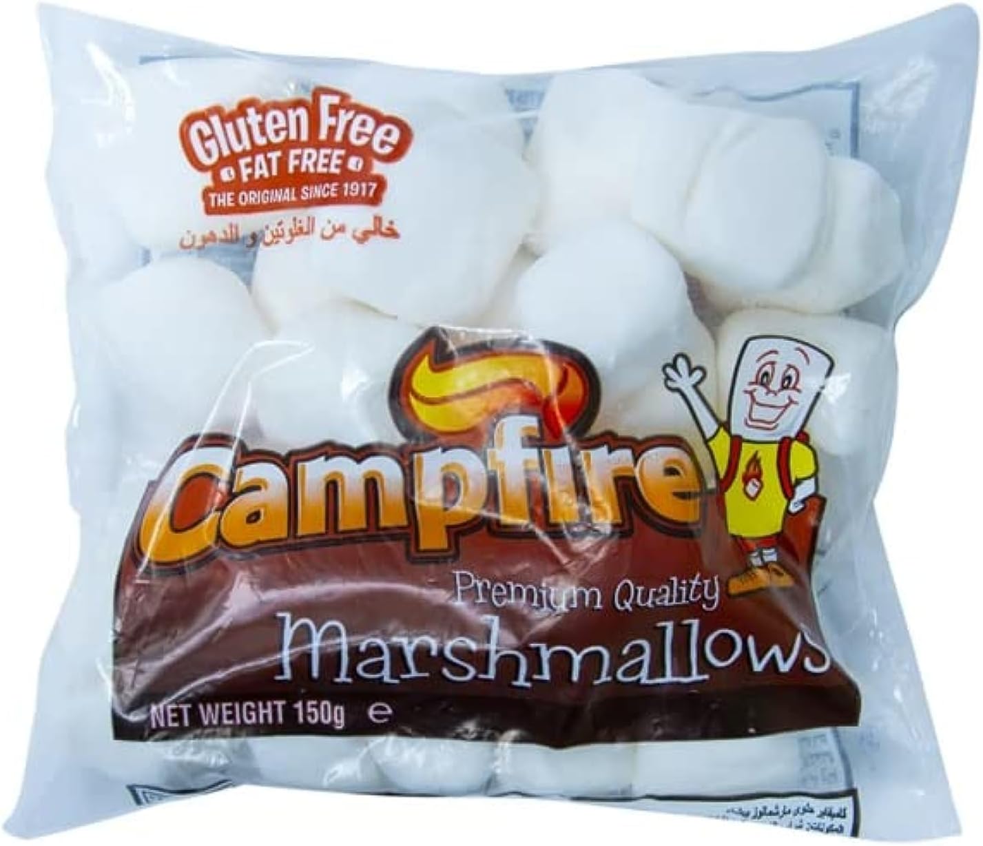 Campfire Premium Quality Marshmallows, 5.29 oz ℮ 150 g أعشاب من الفصيلة الخبازية عالية الجودة على نار المخيم