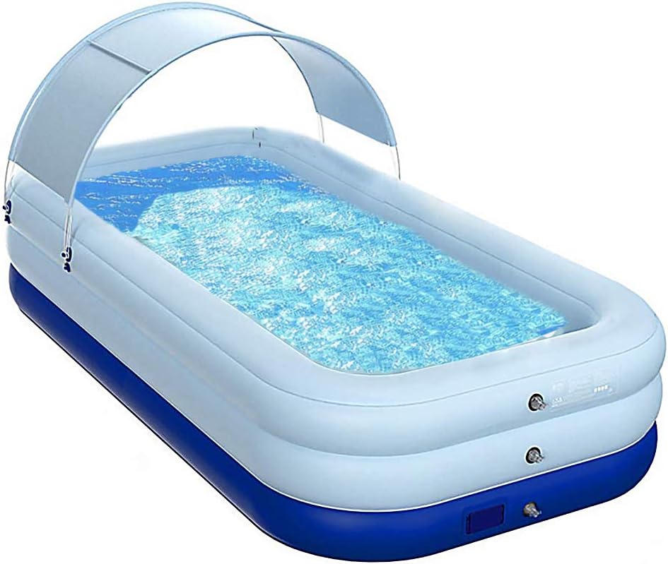 inflatable pool with canopy