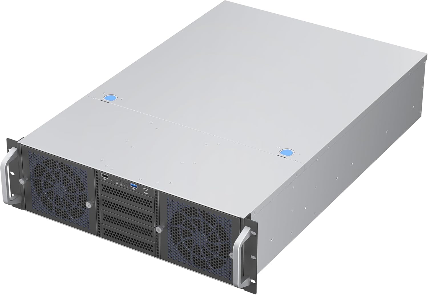 Rosewill 3U Rackmount Server Chassis | Server Chassis | Supports up to 14 3.5″ HDD | ATX Compatible | 5X 120mm PWM Fans + 2X 80mm PWM Fans | USB 3.2 Type-C | RSV-Z3014