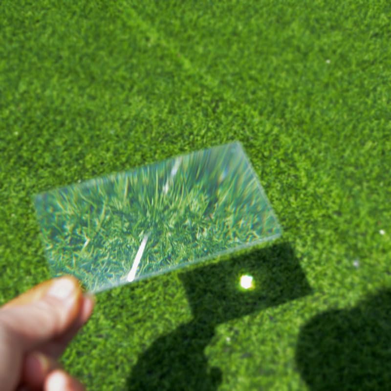 Small Rectangle Optical PMMA Plastic Lens Focal Length for DIY Projector Plane Magnifier,Solar Concentrator Lens (Size : 110x66mm F170mm, Color : 2mm), JTSF9648