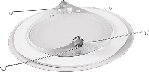 Miniatura 25 de NICOR Lighting - Recorte de ducha empotrado de bronce aceitado de 6 pulgadas con lente de albalita (17505OB)