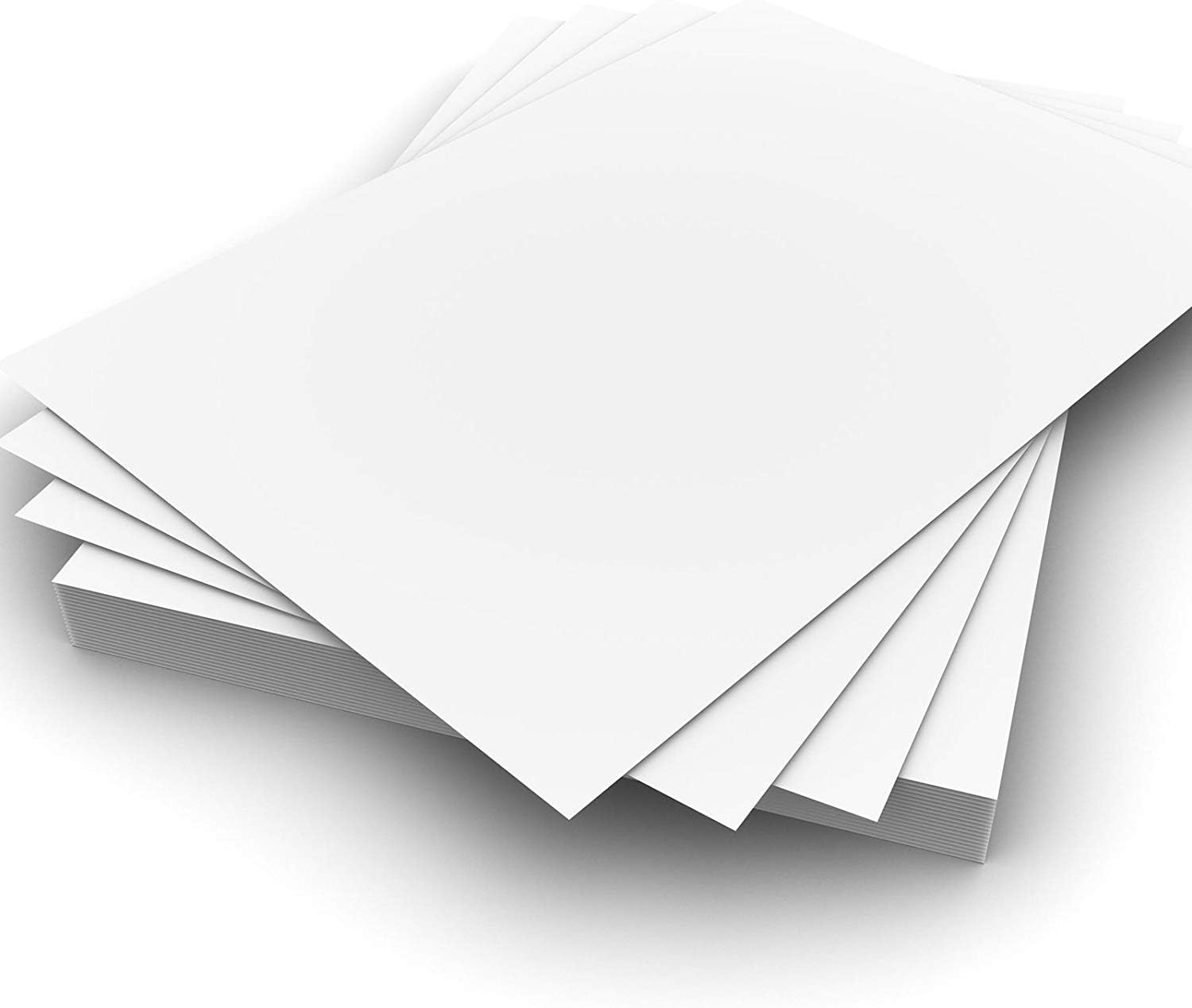 White Glossy Cast Coated Card Stock | Laser Printable Only | Coated 1 Side | 25 Sheets