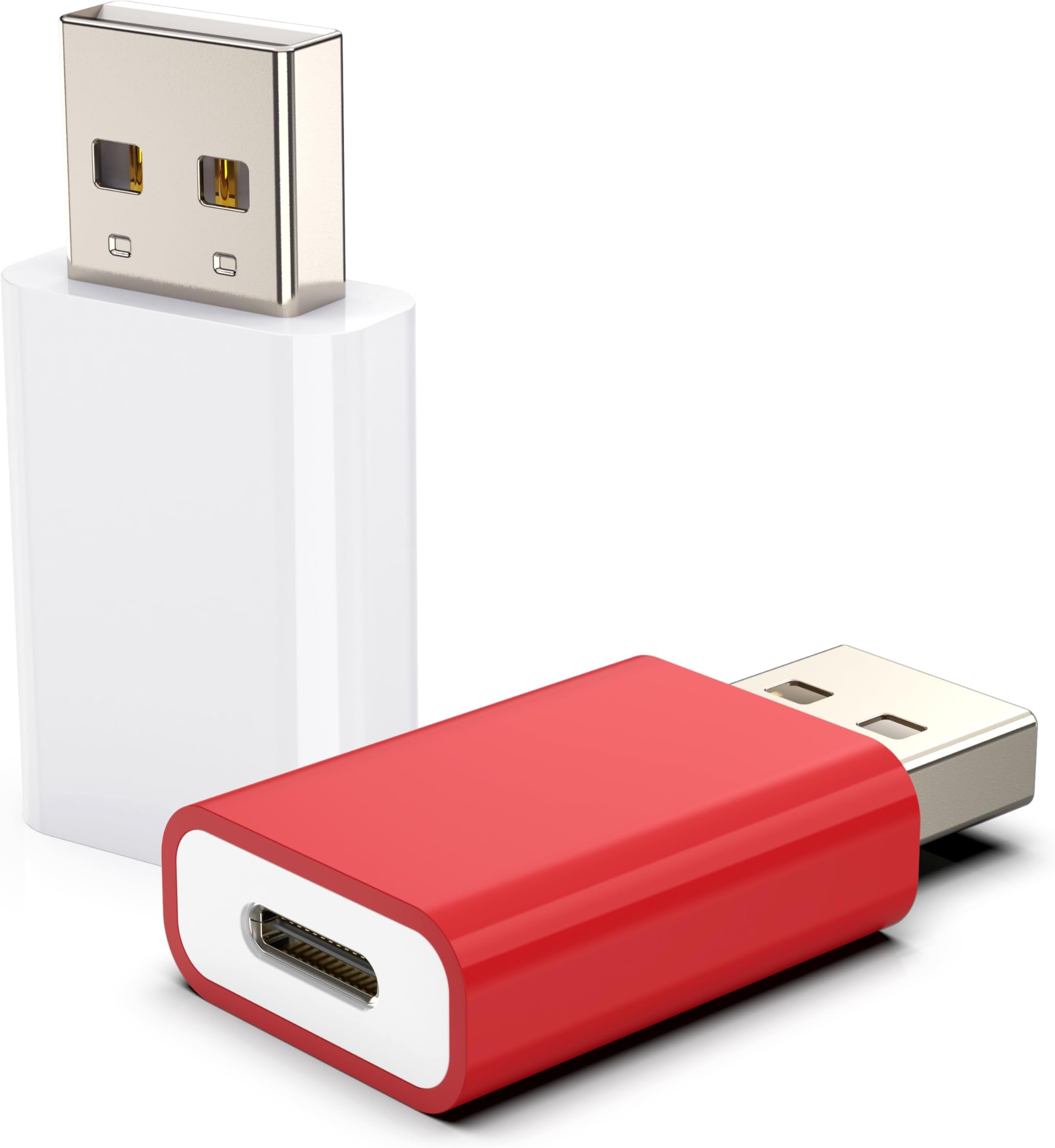 USB to USB-C Adapter,Type-C Female to USB-A Male Adapter Compatible with Apple MagSafe Watch 10/9/8/7/SE/Ultra,Car,iPhone 16 15 14 13 12 Mini Pro Max,iPad,Galaxy,Pixel 7 6 5,CarPlay,Wall Plug