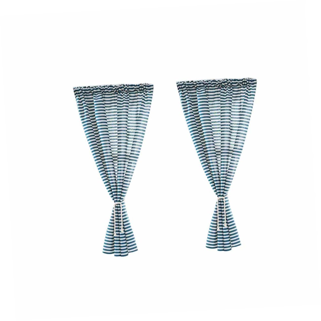 Cortina de ventana pequeña rústica ideal para dar calidez y decorar tu cocina