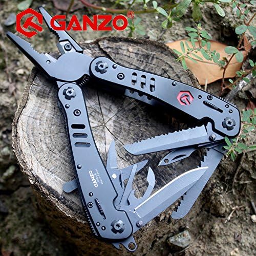 Ganzo Knife G302B Multi Tool Plier EDC Ganzo Tools Folding Plier Multitools Fishing Plier 26 in 1 Multifunction Tungsten Cutter GANZO G302B