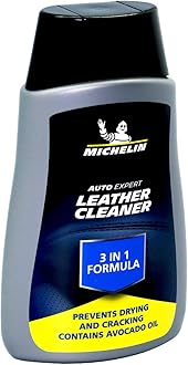 Michelin 3-in-1 Leather Cleaner with Avocado Oil – Cleans, Conditions, and Protects Leather in Cars, Furniture, and Accessories – Prevents Drying, Cracking, Fading – Premium Cleaning Solution 250ml