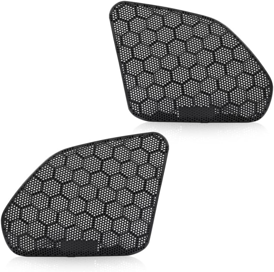 PIT66 Pair Motorcycle Speaker Guard Cover Compatible with Honda GL1800/A Goldwing 2001 2002 2003 2004 2005 64242-MCA-000, 64246-MCA-000