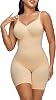 YIANNA Shapewear for Women Tummy Control Bodysuit Open Bust Mid Thigh Seamless Sculpting Body Shaper