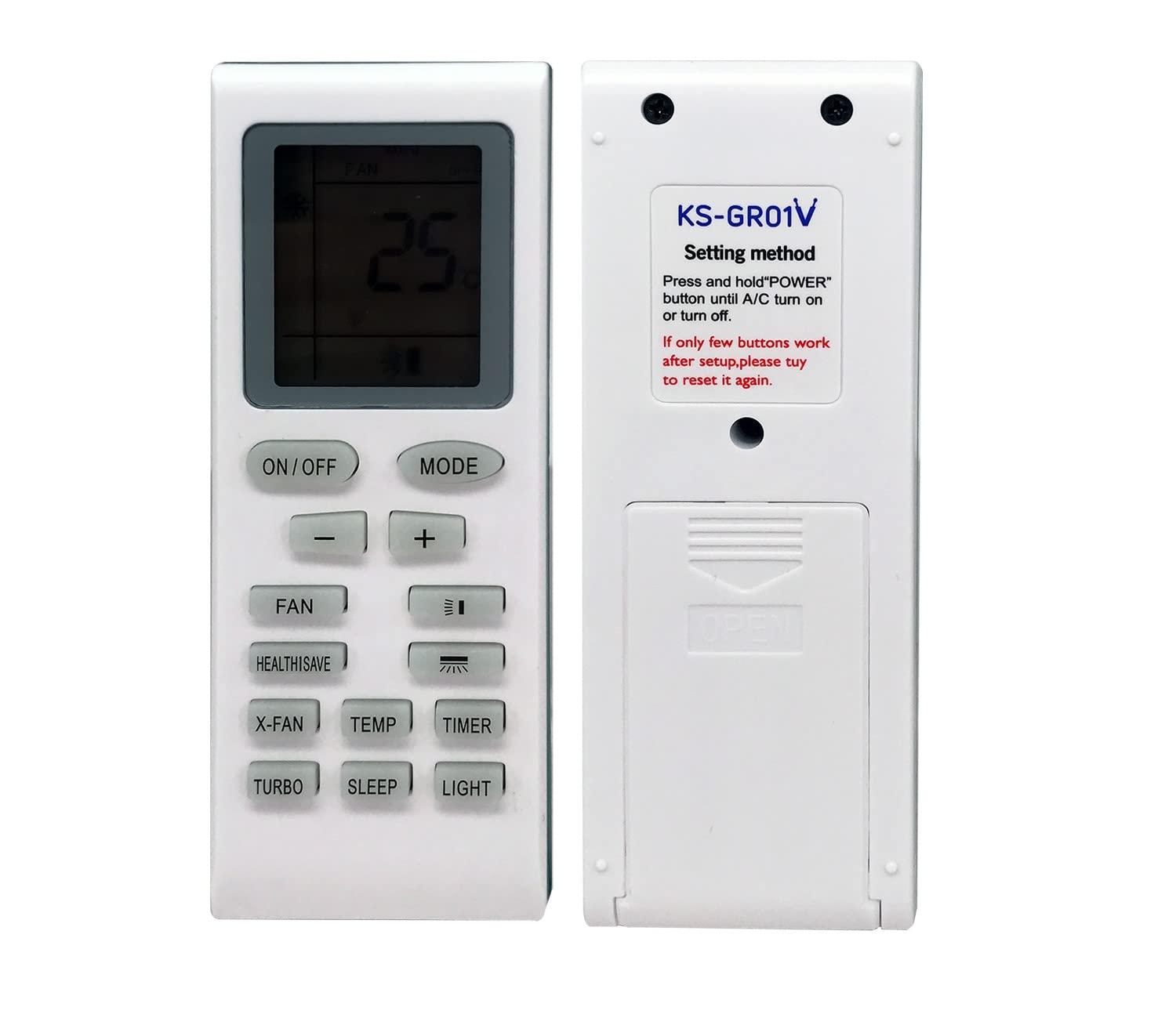 HCE Universal Remote Control For All GREE AIR CONDITIONER