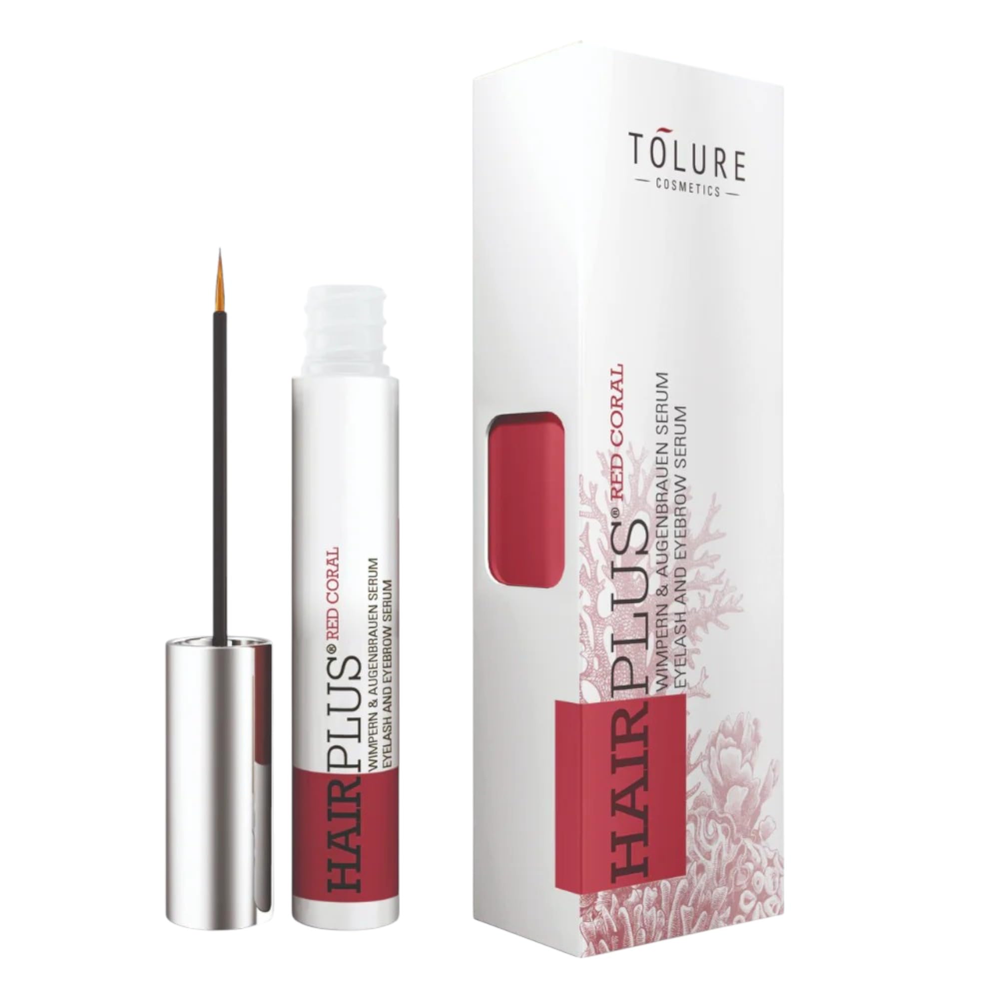 Tolure Cosmetics - Red Coral - Siero per ciglia e sopracciglia - 3 ml