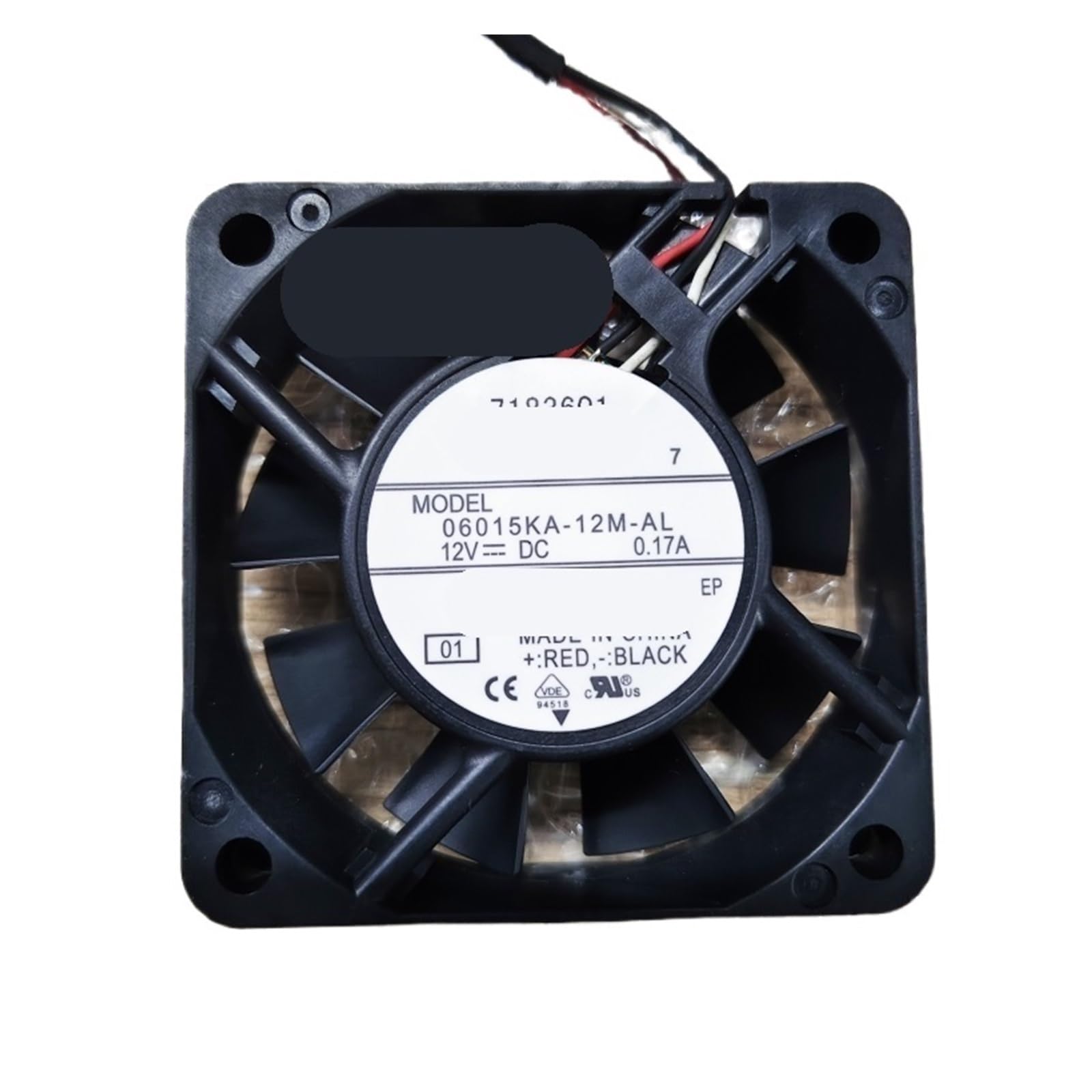 Ventilateur de Serveur 06015KA-12M-AL 12V CC 60x60x15mm pour boîtier informatique