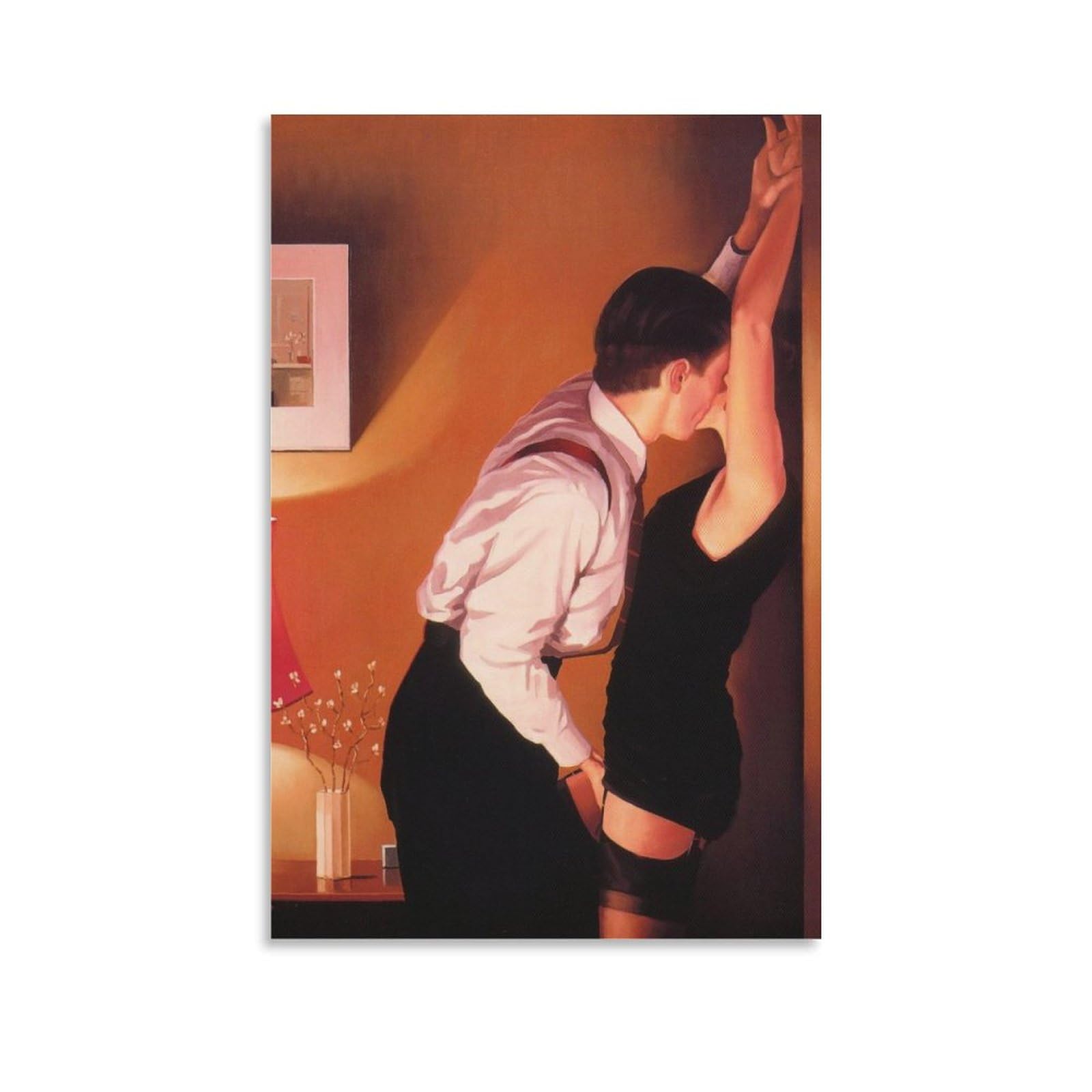Game On by jack_vettriano Wall Art Prints Poster Poster Cool Artworks Painting Wall Art Canvas Prints Hanging Picture Posters 12x18inch(30x45cm) — image 1