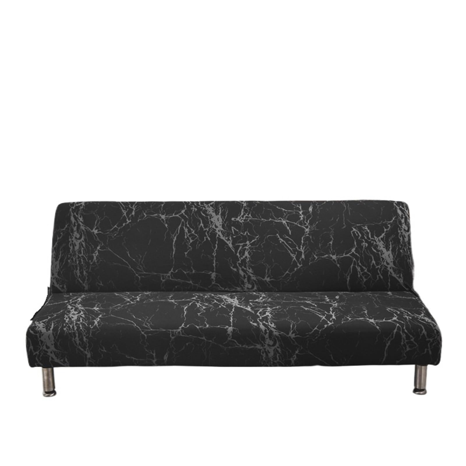 Sofá elástico con Funda de futón Estampada para Sofá | Funda de cama con parte inferior elástica for muebles de dormitorio y sala de estar(Color 11,L 185-210cm)