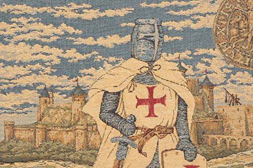 C Charlotte Home Furnishings Inc Templier Ii European Cushion Cover | Decorative Cushion Case With Cotton Viscose & Polyester | 18X18 Inch Cushion Cover For Living Room Couches And Sofas #TOP2