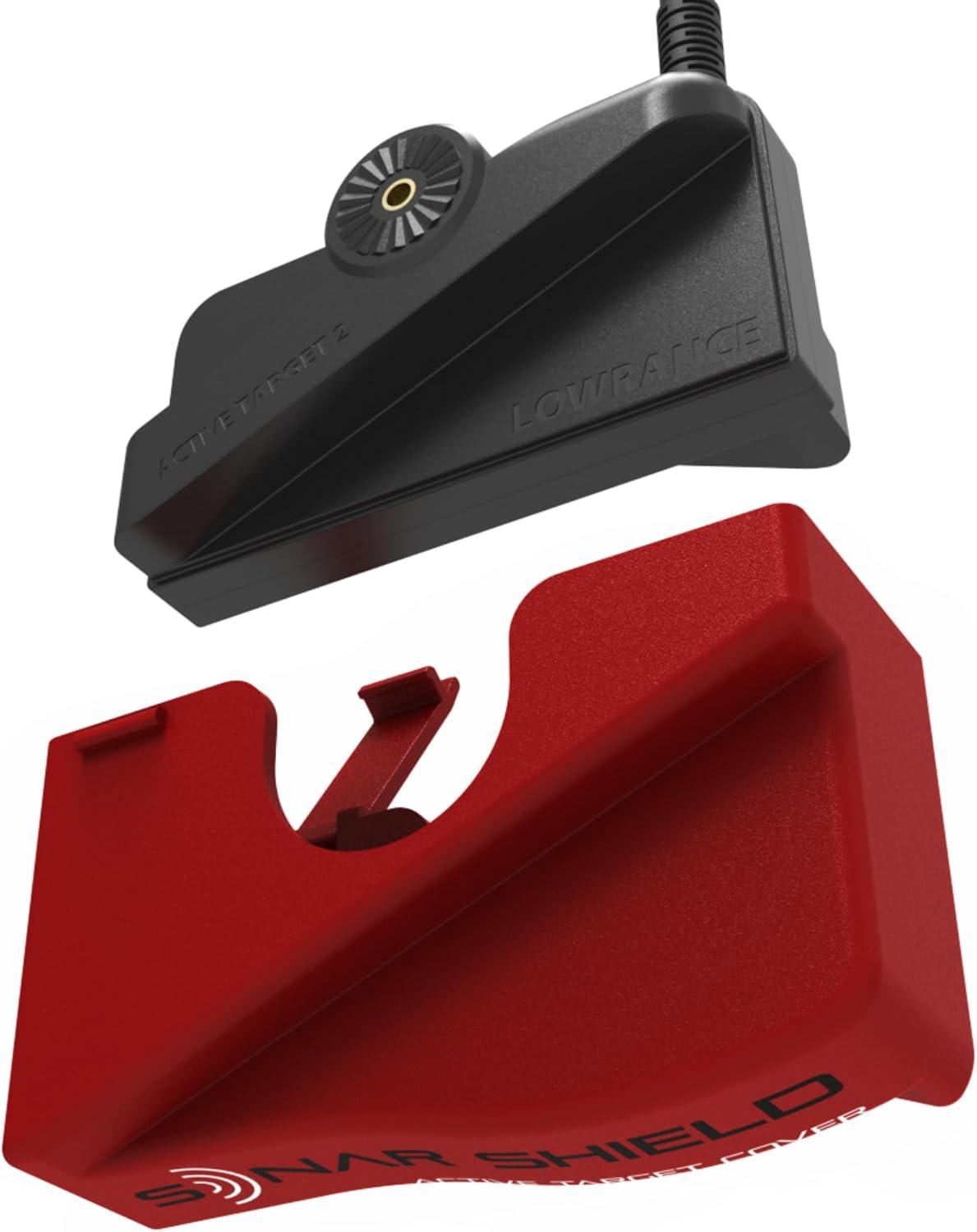 Sonar Shield Transducer Cover for Lowrance Active Target & Active Target 2  Pro Series Impact-Resistant Travel Case