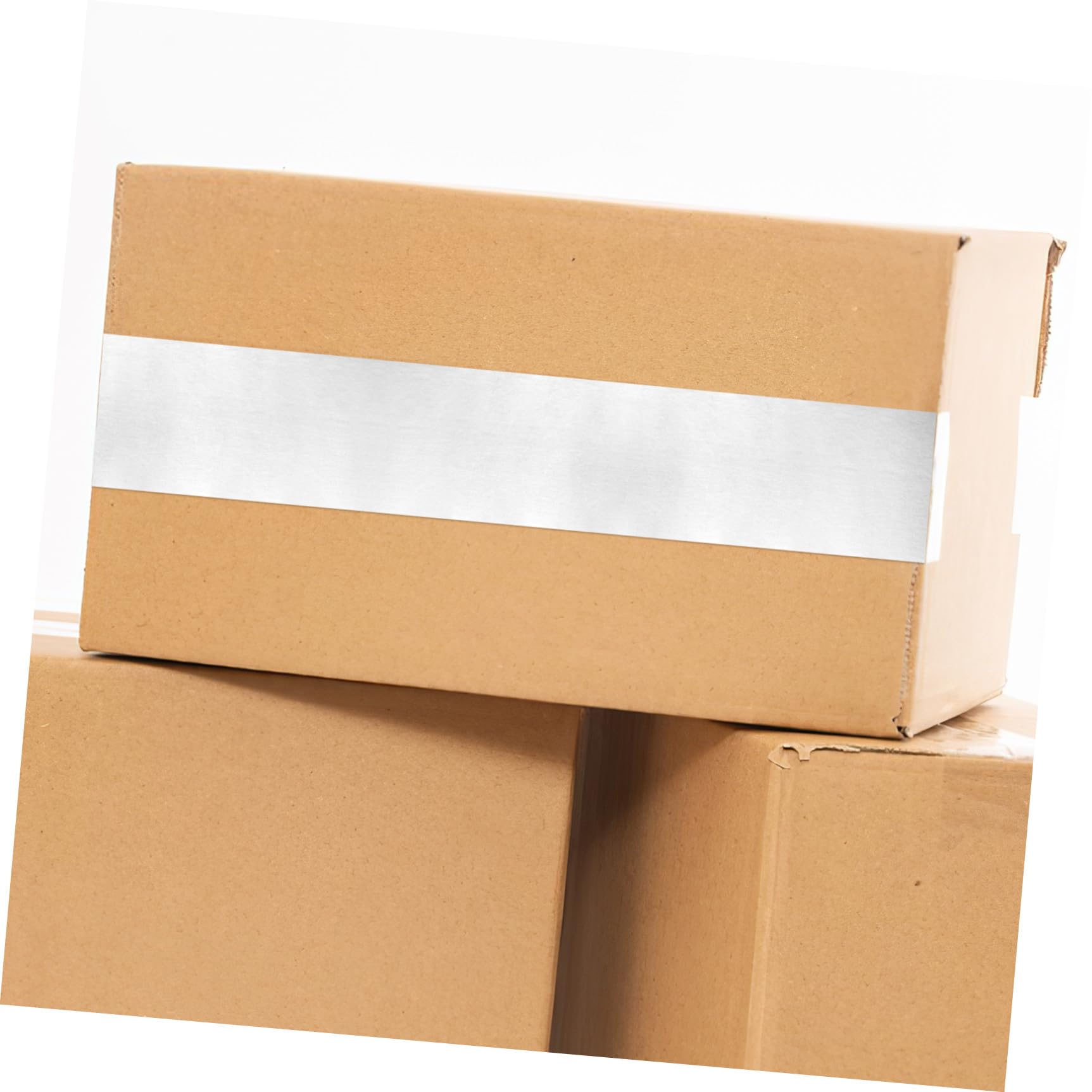 2rotoli Nastro Per Resistente Bianco Nastro Spedizione Per Scatole Postale