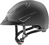 Vista 9 de uvex perfexxion II - Casco de equitación para mujer y hombre, color antracita, ajustable y excelente ventilado