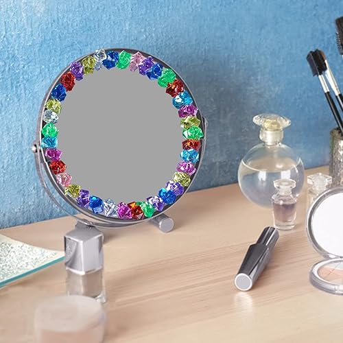 Vista 64 de Babenest - Rocas de hielo trituradas acrílicas, 150 piezas de cristales falsos, cubos de hielo de plástico, gemas de diamantes para rellenos