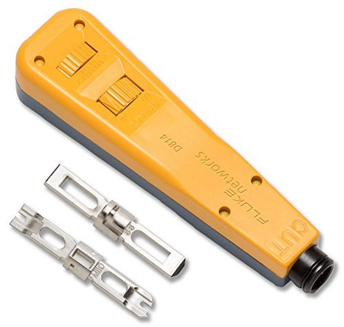 Fluke Networks 10055200 D814 Series Impact Punch Down Tool with EverSharp 110 & EverSharp 66 Blade