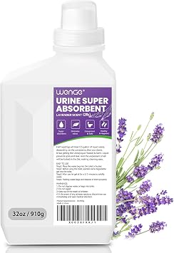 Wenge Urine Super Absorbent, Solidifier - 180 Use Pre Pee Powder for Toilet, Porta Potty Chemicals, Eco Absorbent Liquid Waste Gelling and Deodorizing Powder Purple Lavender Scent
