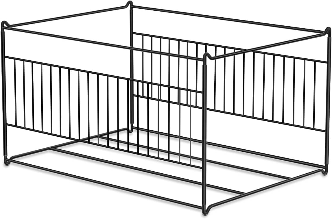 MARATI Black Classic Hanging File Folder Frame (15.1 x 12.4 x 10.9 inches) - Steel, Easy Assembly, Document Organization