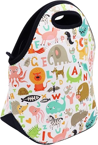 Miniatura 2 de Bolsa de almuerzo de neopreno aislada para mujeres, hombres, adultos, niños, adolescentes, adolescentes, niñas y niños pequeños