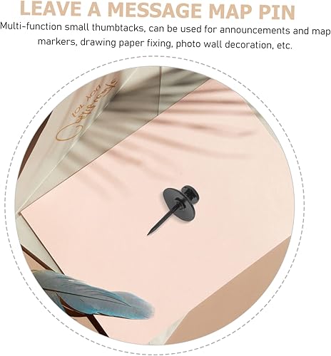 Miniatura 8 de COOPHYA 30 unids thumbtack Accesorios de uñas Tablero de corcho decorativo Accesorios de escritorio de trabajo tachuelas de empuje pequeño Pin de