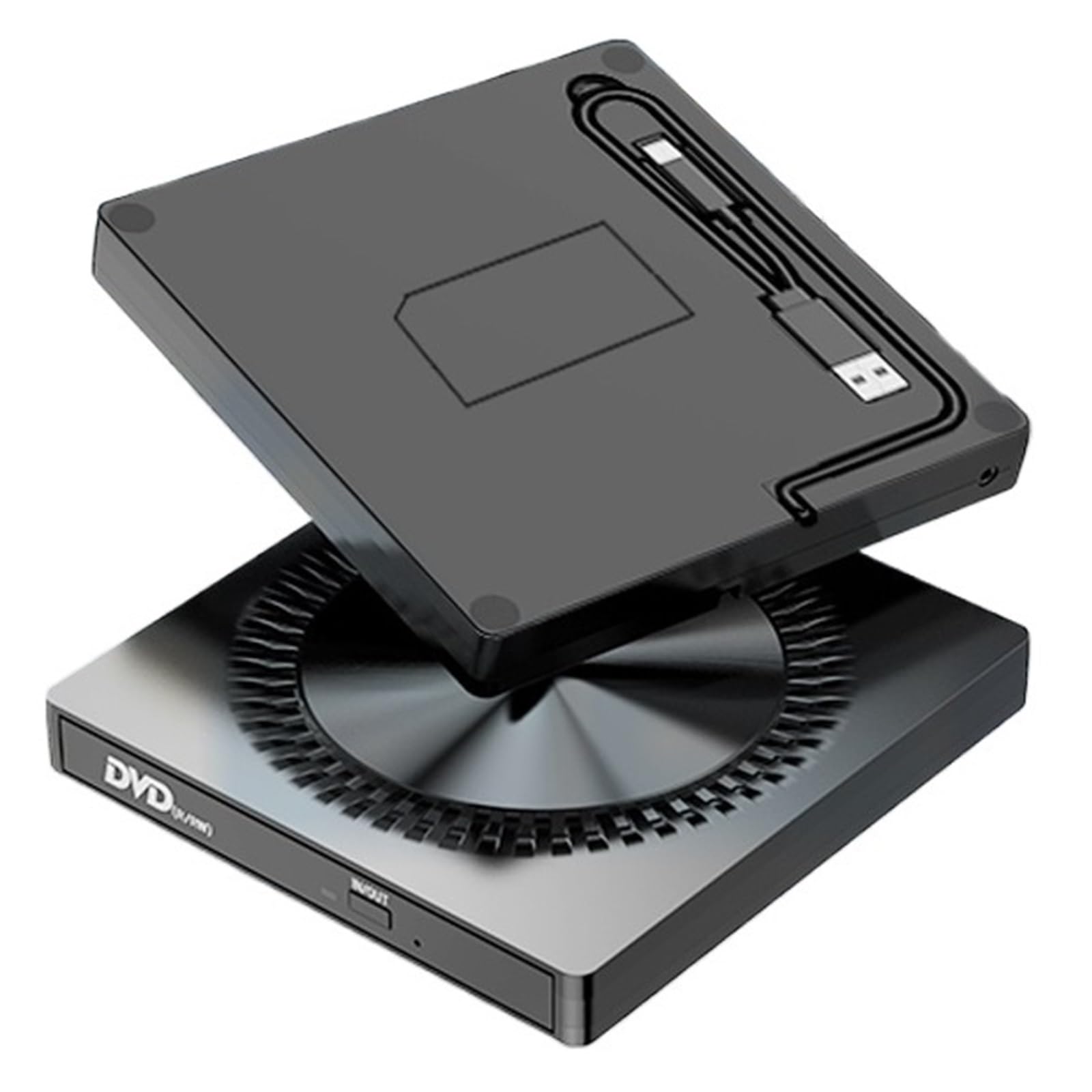 Zewnętrzny Wymienny Napęd Optyczny USB3.0 Nagrywarka CD/DVD Nagrywarka Odczytu Napędu Optycznego Do Laptopa Typu C łAtwy W UżYciu