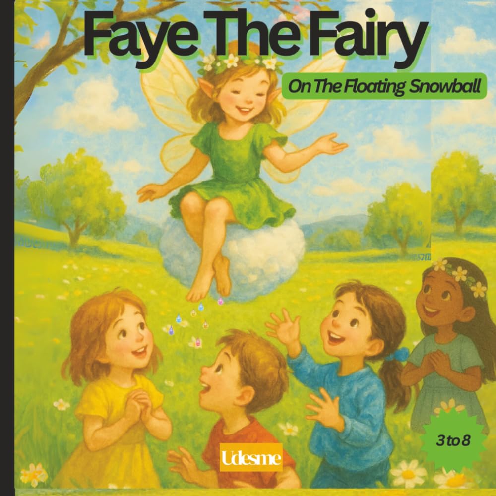 Faye The Fairy On The Floating Snowball: A Magical Spring Day with Sparkles, Snowballs, and Smiles