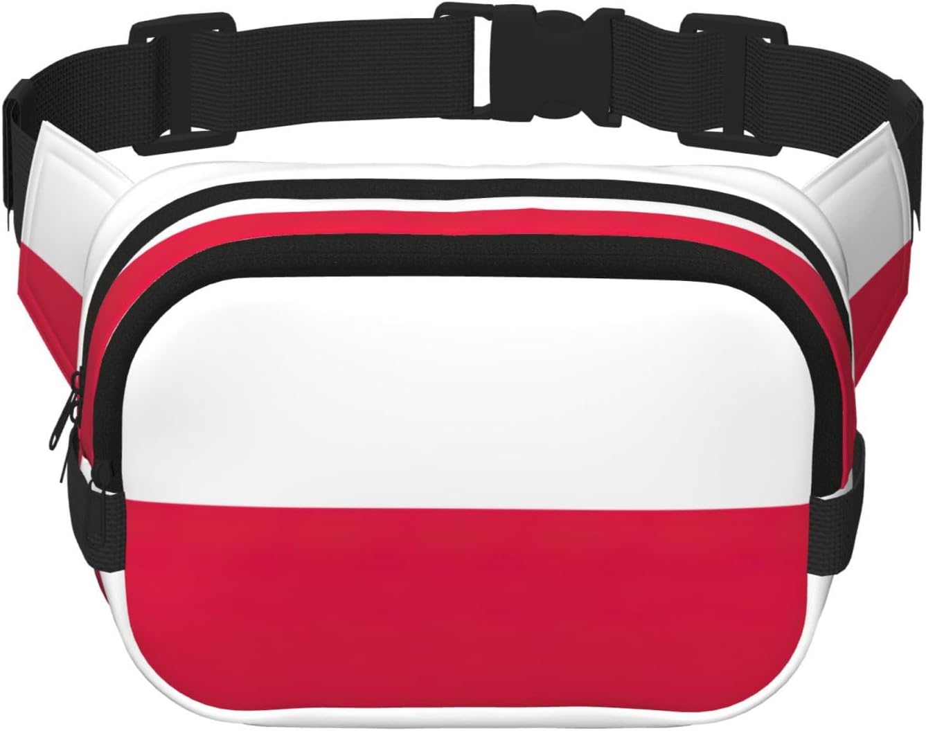 Polish Flag Fanny Pack Belt Bag For Women And Men, Fashionable Waist Pack For Traveling, Hiking