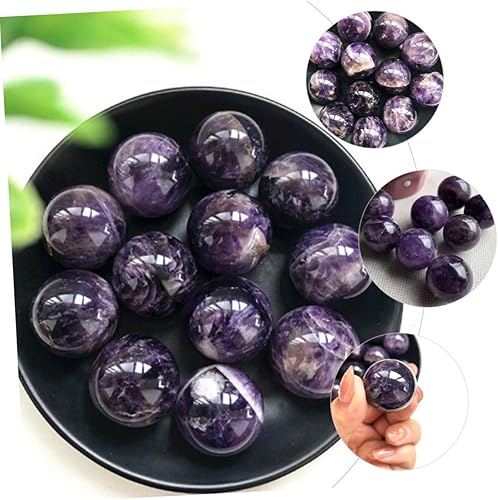 Miniatura 5 de Adorno de amatista decorativo de caballo de cristal para decoración del hogar, mini cristales minerales, cristal natural, oficina, bola de piedra de