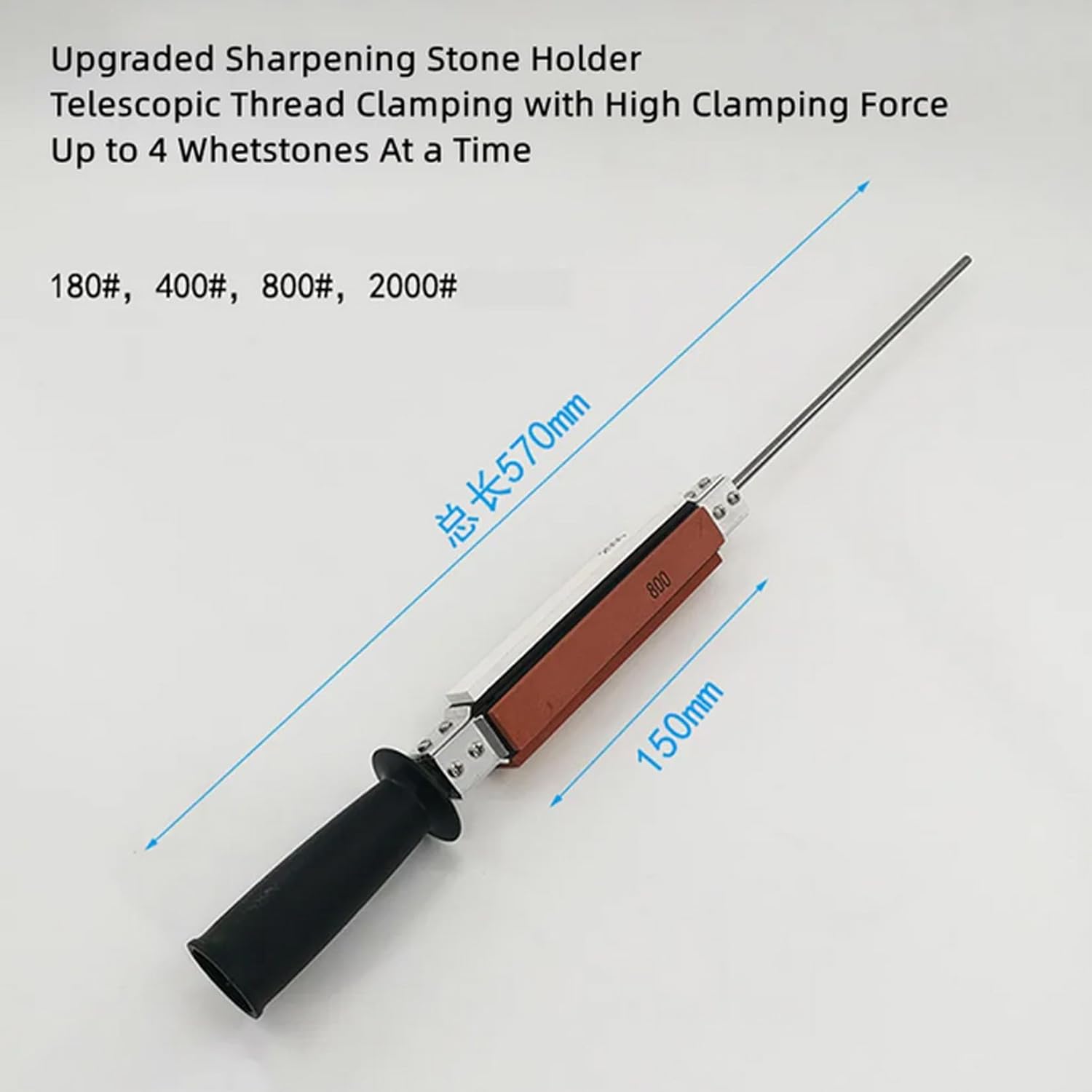Fixed Angle Sharpener Professional Fast Knife Edge Sharpening Machine Blade Ginding Tool 12-50° Adjustable Angle (A)
