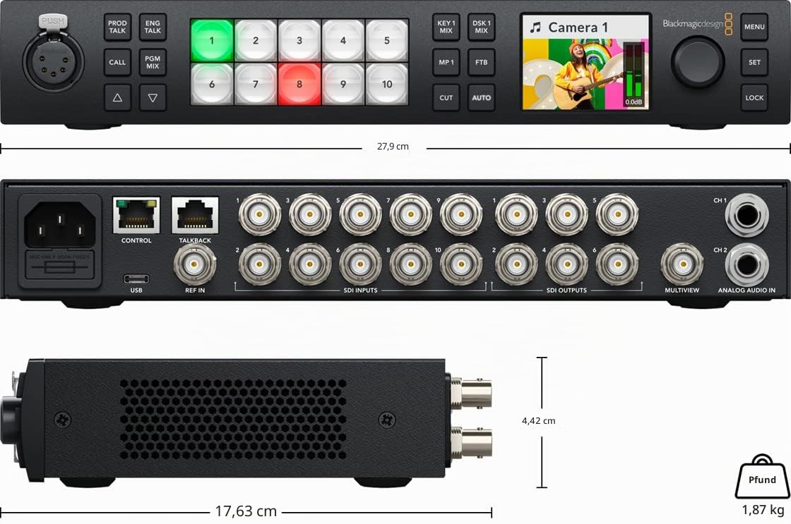 Blackmagic Design Atem 1 M/E Constellation HD (BM-SWATEMSCN2/1ME1/HD) | BM-SWATEMSCN2/1ME1/HD