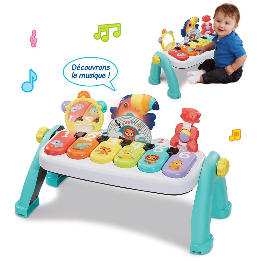 Image secondaire de VTech Mon Super Piano des Découvertes - Jouet Musical Évolutif pour Bébé