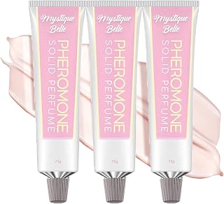 Mystique Belle Pheromone Solid Perfume,Portable Pocket Balm Perfume Perfect for Travel Use, Pheromone for Women to Attract Men (3PCS)