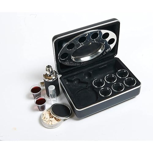 Broadman Church Supplies Legacy Portable Communion Set, 6 Glasses, Stainless