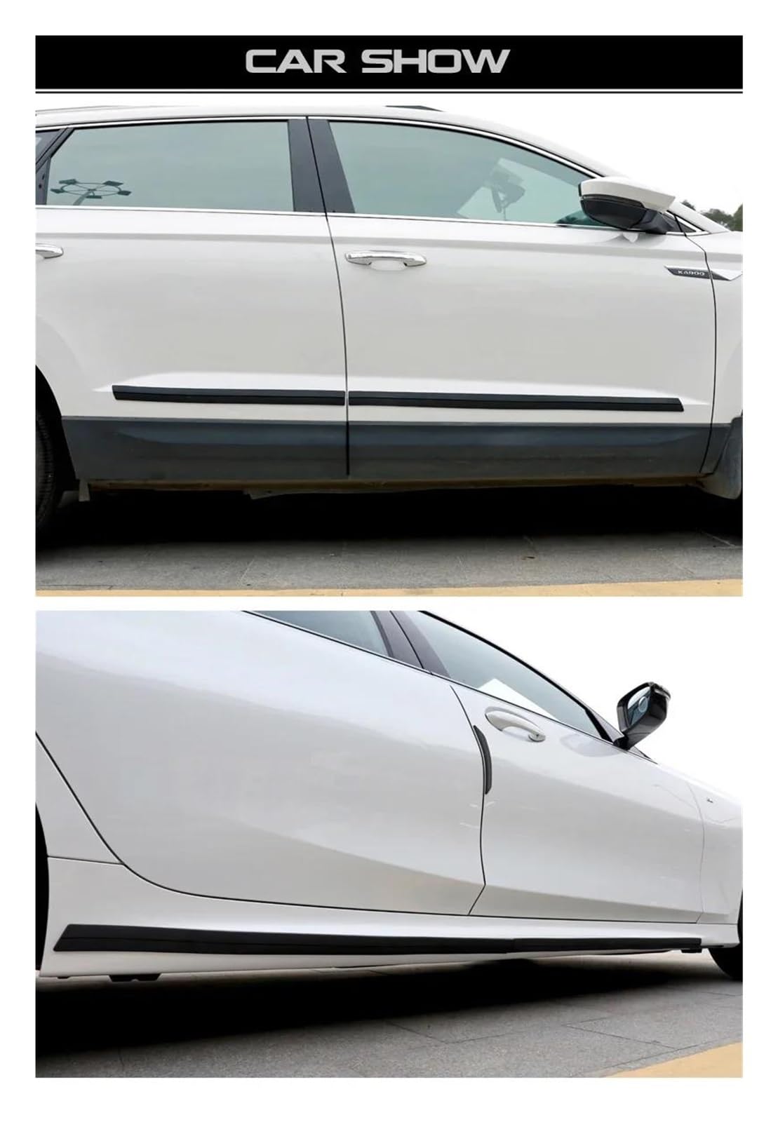Junta Goma Puerta Impermeable Para Jeep Adecuado Para La Mayoría Los Automóviles Tira Anticolisión Protectora Lateral Universal Para Puerta Automóvil(Black 2x2)