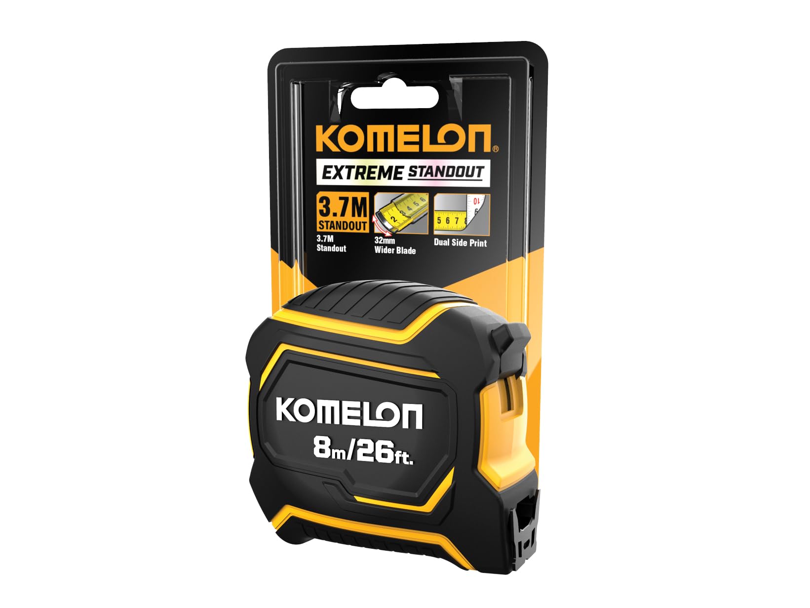 Komelon Extreme PWB82E - Cinta métrica de 8 m x 32 mm