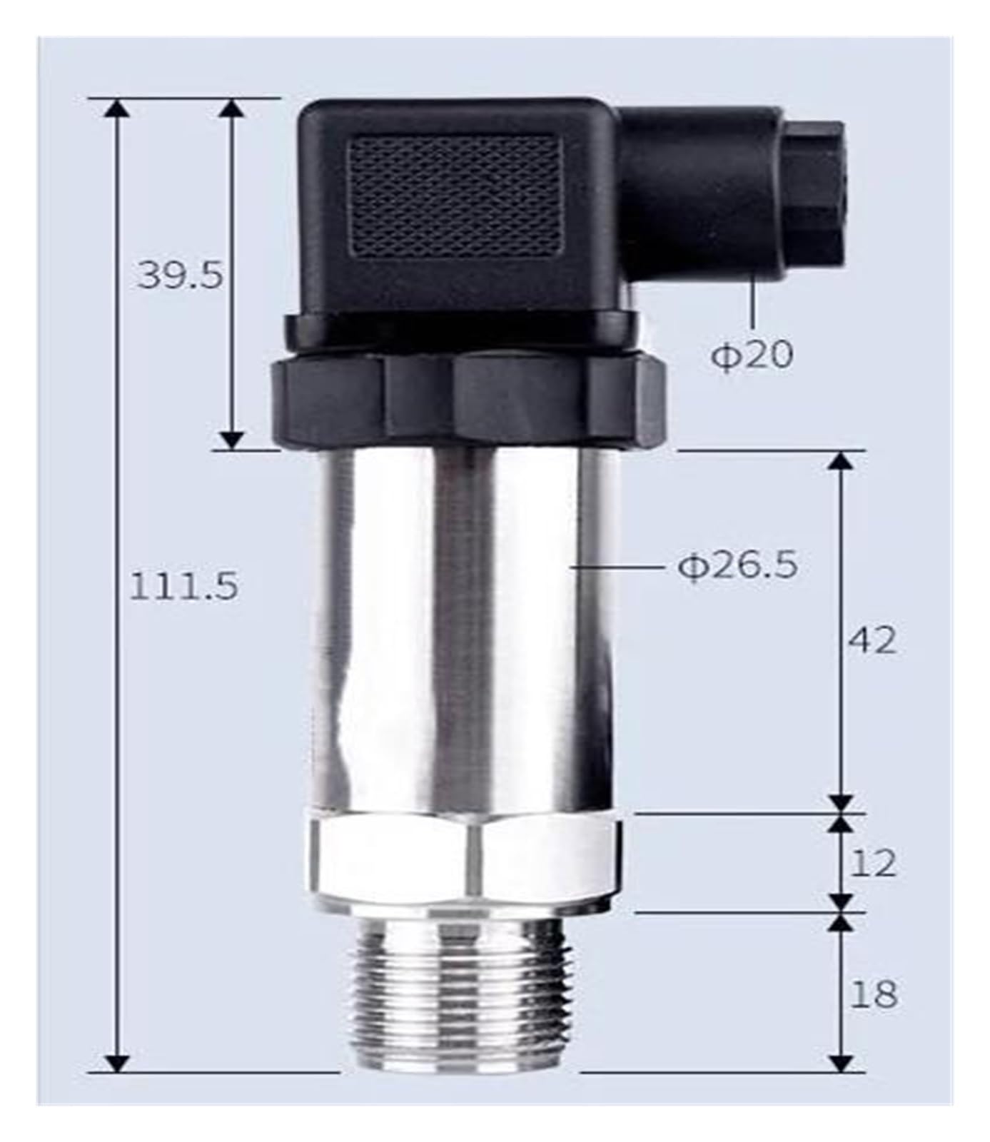 Sensor transmisor de presión de vacío absoluto de 4-20 mA(0-0.6Mpa)
