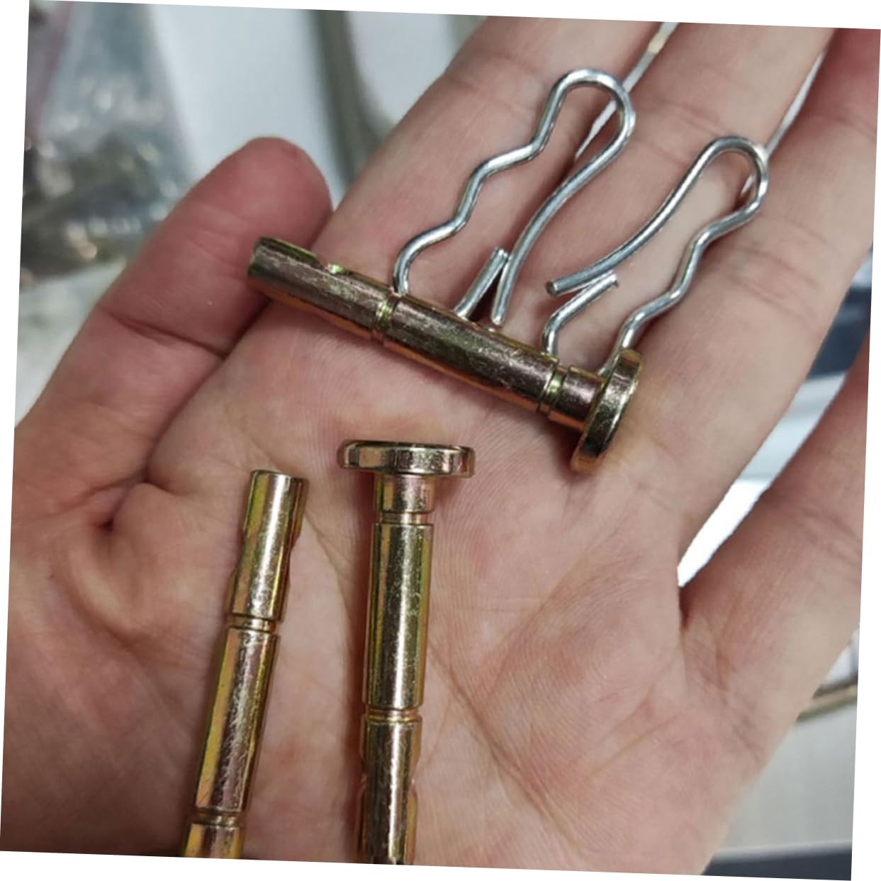 Levemolo Shear Pin Set 12pcs Replacement Shear and Cotter Pins Stainless Steel for ATV Plow Parts