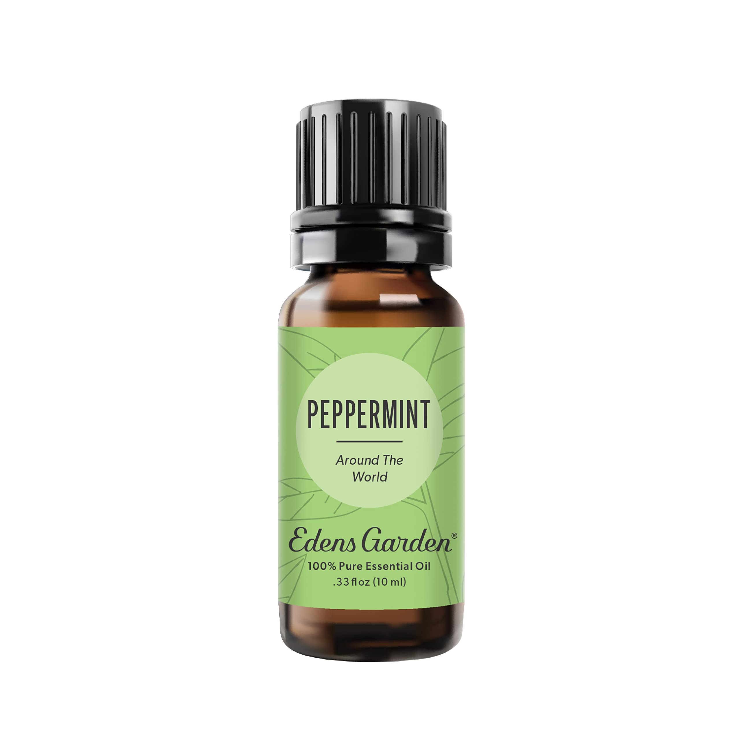 Edens Garden Peppermint Around The World Essential Oil- 100% Pure Premium Grade, Undiluted, Natural, Therapeutic, Aromatherapy, The Best for Diffuser, Candle, Laundry, Humidifiers 10 ml (.33 fl oz)