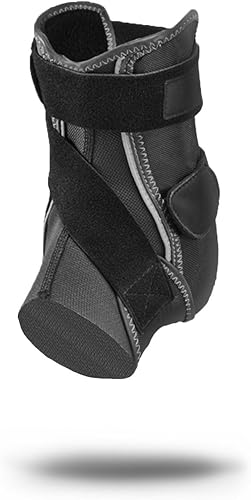 Miniatura 2 de MUELLER Sports Medicine HG80 - Tobillera rígida premium, negro/gris, SM, tobillo izquierdo