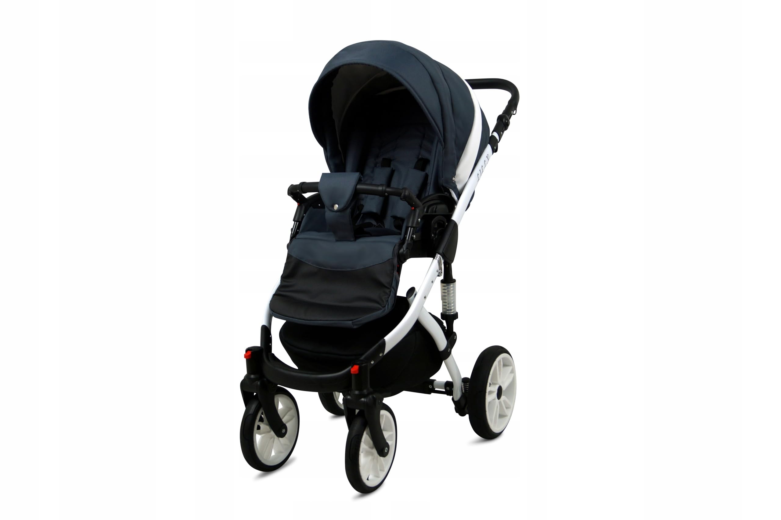 BabyLux® Carrito de Bebé Sistema de Viaje Set 3 en 1 - Lilly - incl. Capazo, Silla de Paseo, Silla Coche - Cochecito - con Bolso cambiador, Cubierta para la lluvia, Mosquitera etc.