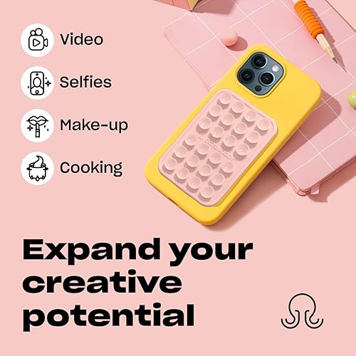 Miniatura 5 de MAX  Funda de silicona con succión para teléfono  Compatible con iPhone y Android, soporte antideslizante para accesorios móviles manos libres para