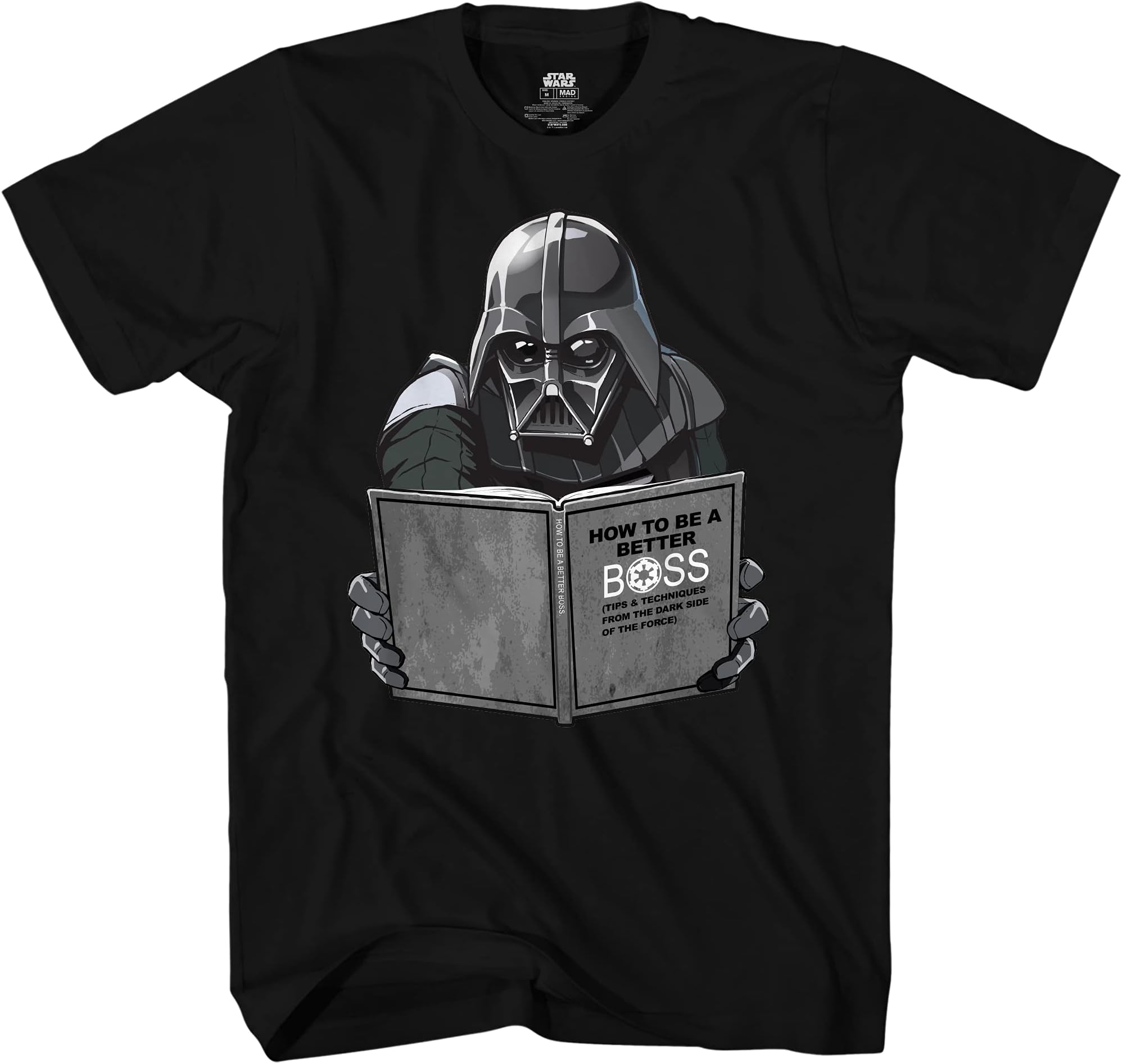 Star WarsImproving Darth Vader How to Be A Better Boss Men's Graphic T-Shirt for Adults
