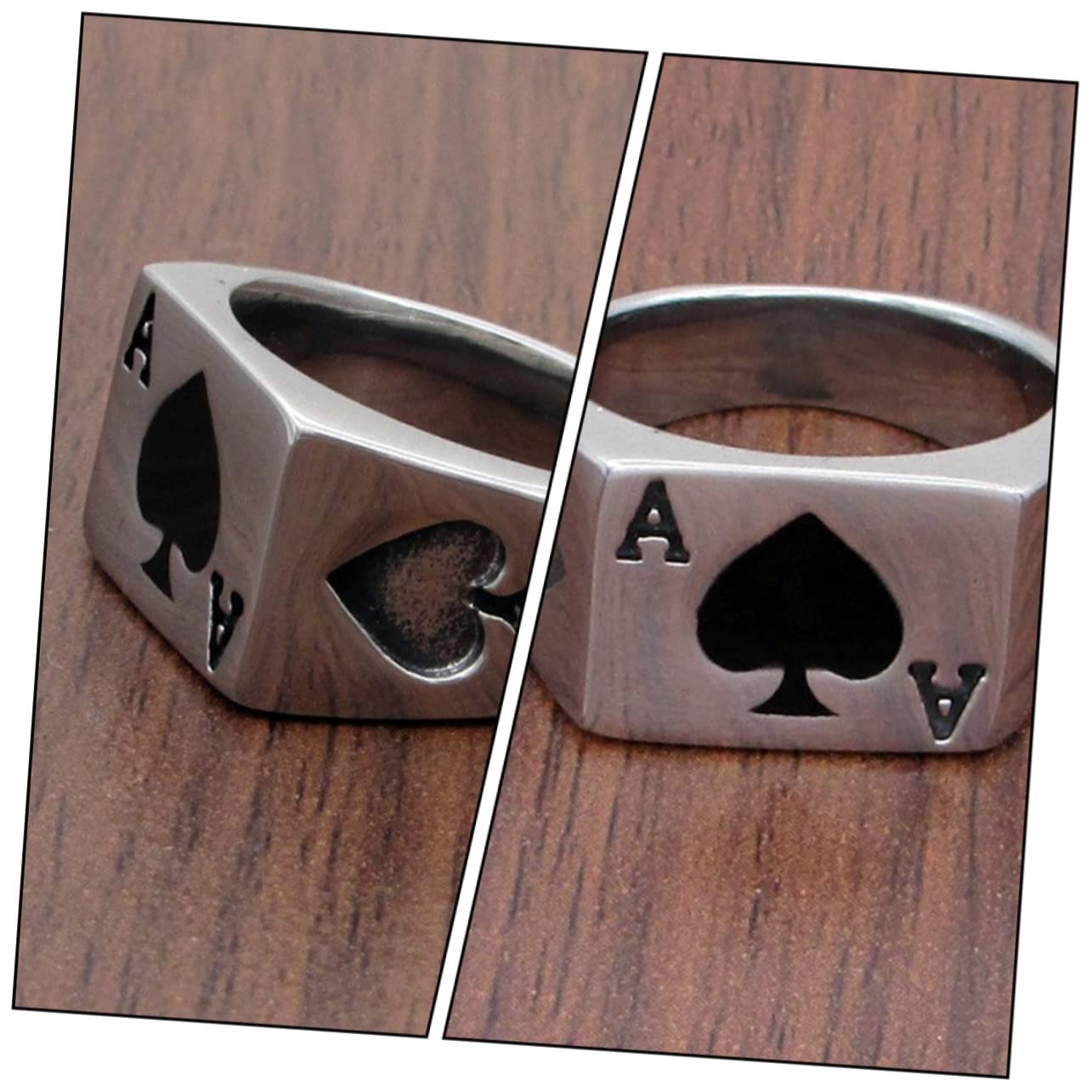 KESYOO Biker Rings The Ring Claw Rings Punk Rings Mens Ring Silver