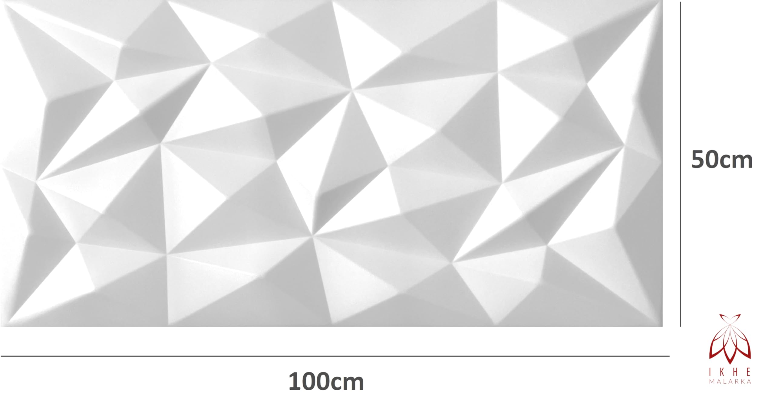3D Paneele Polystyrol XPS Styropor – Moderne Wandverkleidung & Deckenpaneele – Wandpaneelen Leicht Flexibel 100 cm x 50cm / ‎‎12m² - 24 Stück (Weiß 03)