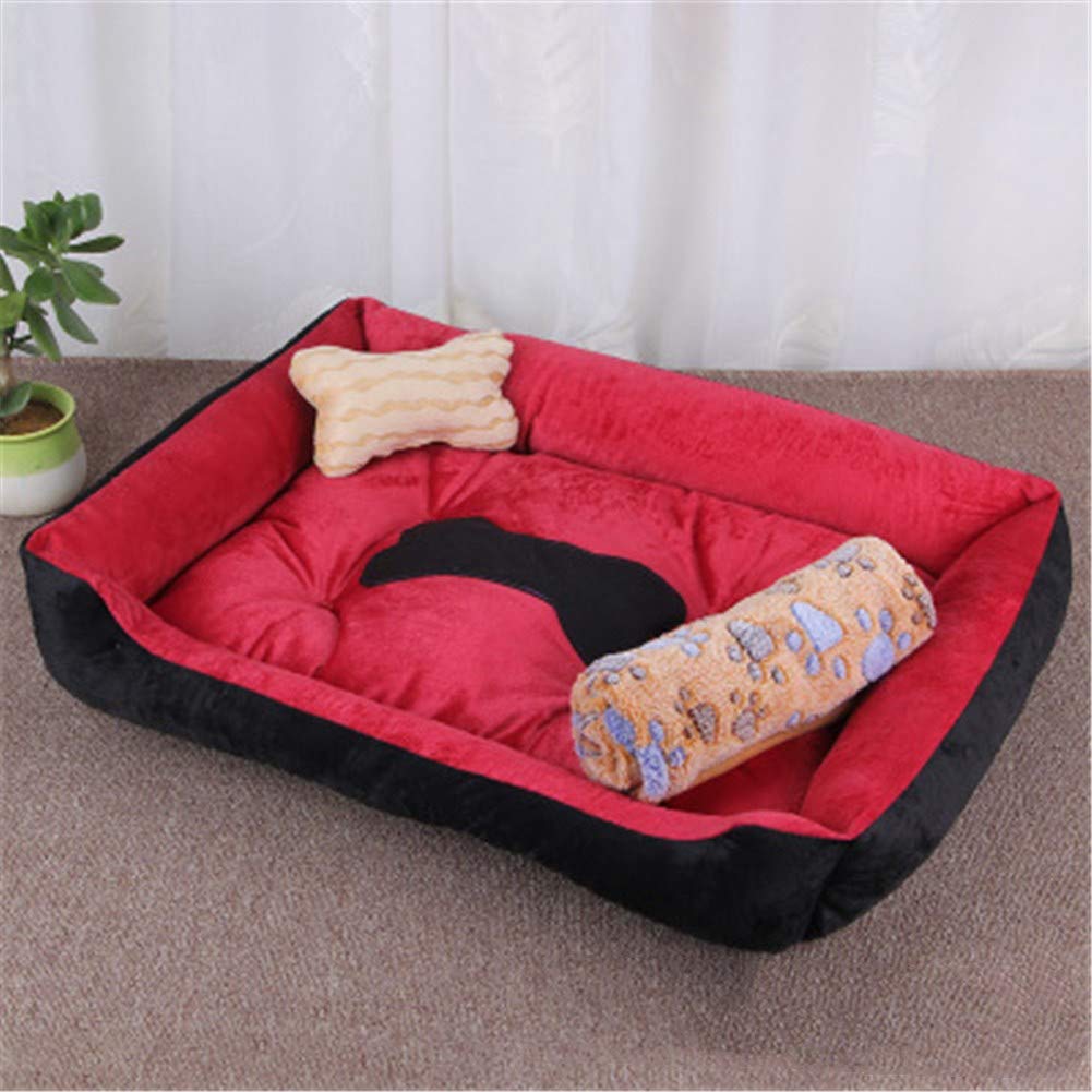 Cat house et lit quatre saisons pour animaux domestiques bleu